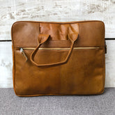 Light Brown Pro - Leather Laptop bag